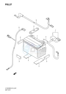 LT-Z400 (E19) drawing BATTERY