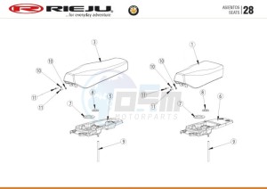 BYE-BIKE-25-KM-H-EURO4-HOLLAND-WHITE drawing SEAT