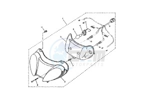 YP MAJESTY 125 drawing HEADLIGHT