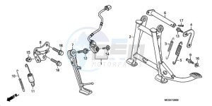 ST13009 France - (F / CMF MME) drawing STAND