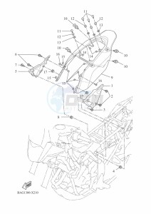 XTZ690D TENERE 700 WORLD RAID (BAG1) drawing SIDE COVER