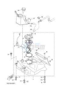 YP400R X-MAX 400 X-MAX (1SD7 1SD7 1SD7) drawing FUEL TANK