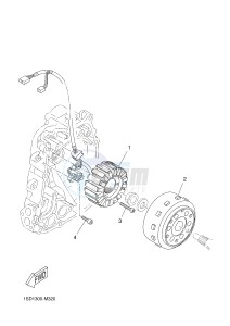 YP400R X-MAX 400 X-MAX (1SD7 1SD7 1SD7) drawing GENERATOR