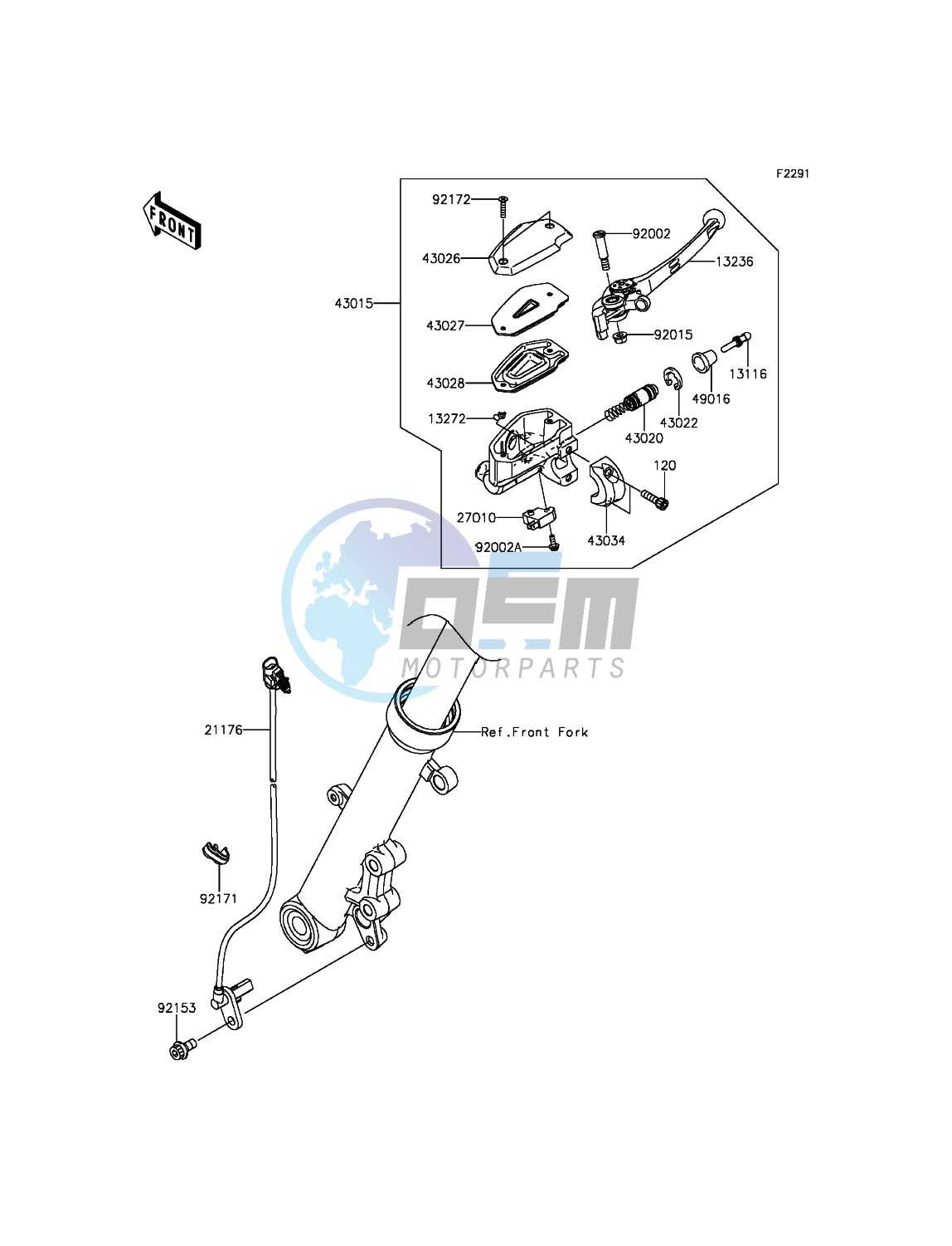 Front Master Cylinder