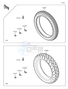 VULCAN S ABS EN650EHF XX (EU ME A(FRICA) drawing Tires