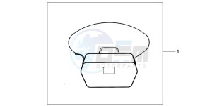 SH150R 125 drawing TOPO BOX INNERBAG