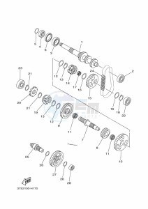 YFM450FWBD KODIAK 450 EPS (BEYL) drawing TRANSMISSION