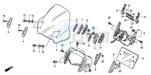 ST1300A drawing WIND SCREEN