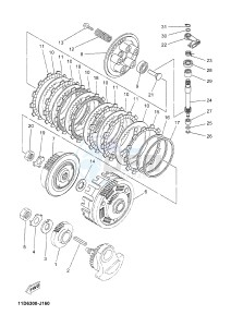 XT660Z (ABS) TENERE ABS (2BE2 2BE2 2BE2) drawing CLUTCH