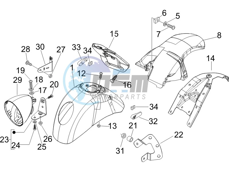 Wheel housing - Mudguard