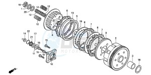 CA125 REBEL drawing CLUTCH