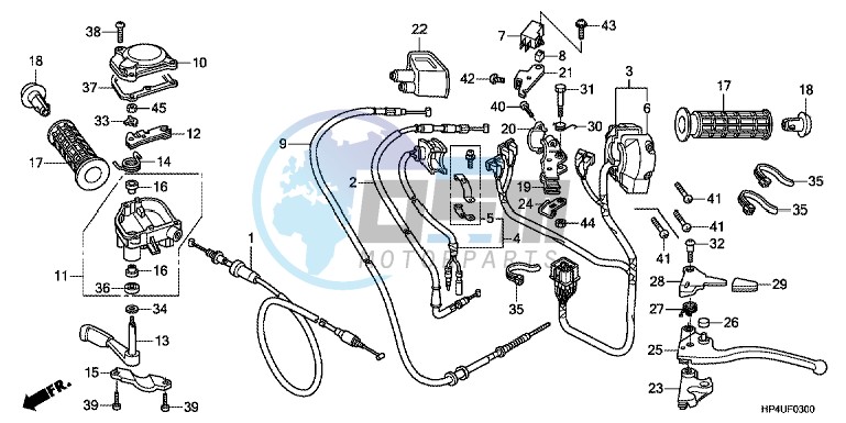 HANDLE LEVER/ SWITCH/ CABLE