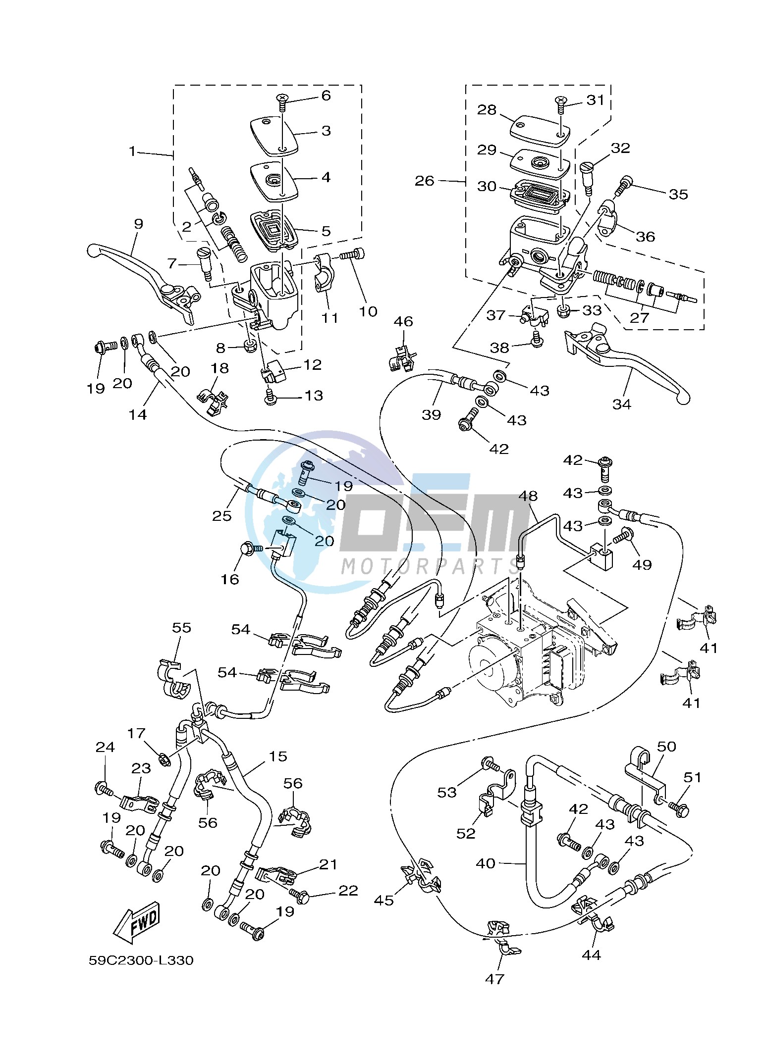 FRONT MASTER CYLINDER