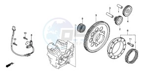 VT750CA drawing STARTING CLUTCH