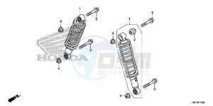 TRX420FA6F TRX420F Australia - (U) drawing FRONT CUSHION