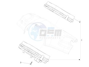 Primavera 125 4T 3V iGET ABS (EMEA) drawing Meter combination - Cruscotto