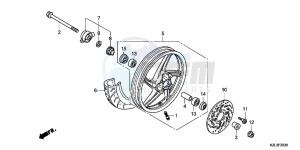 NSC110MPDE NSC110MPDE UK - (E) drawing FRONT WHEEL