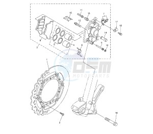 WR F 250 drawing FRONT BRAKE CALIPER