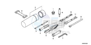 TRX500FM6H Europe Direct - (ED) drawing TOOLS