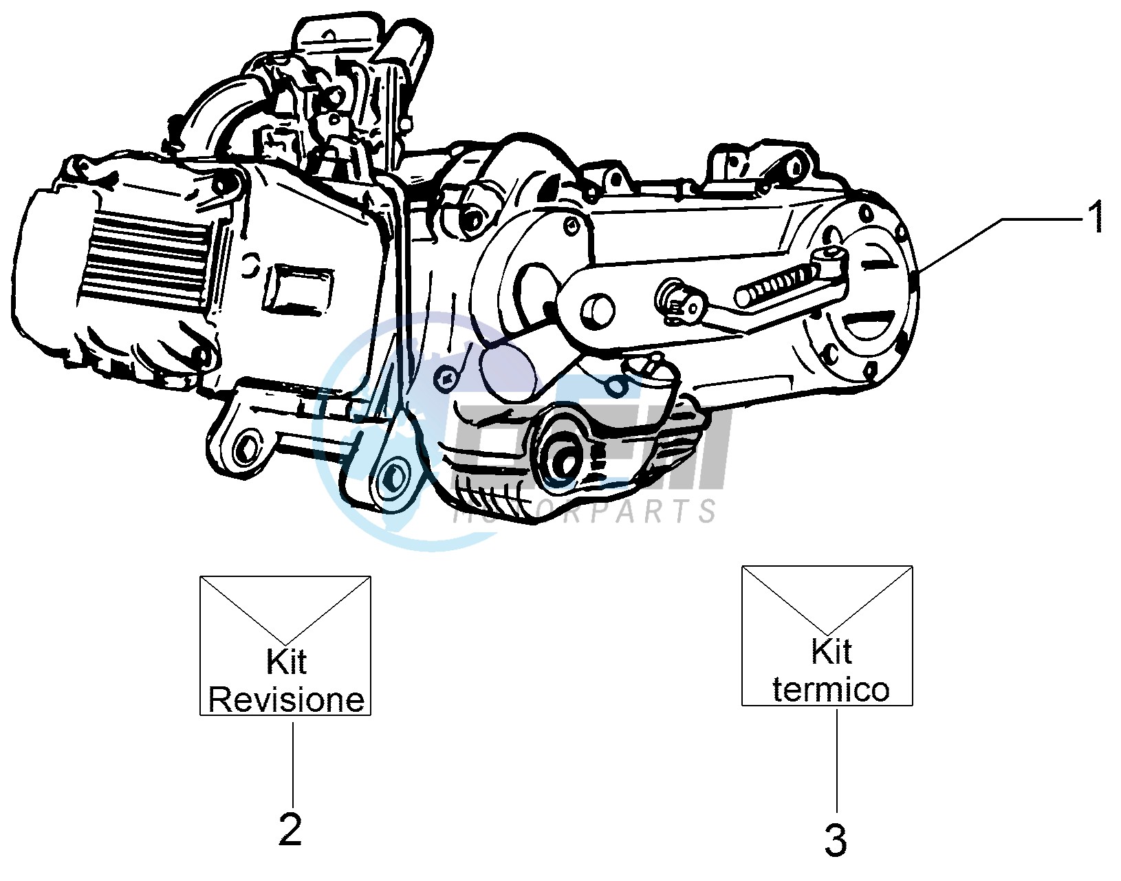 Engine, assembly