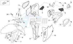 RS 50 Tuono drawing Front body II