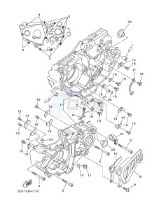 YFZ450 YFZ450D (1PD5 1PD6) drawing CRANKCASE