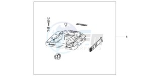 FJS600A 400 SILVER WING drawing REAR BASE CARRIER