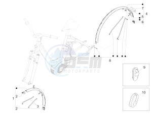 Wi-Bike Uni Deore Comfort 0 drawing Mudguard