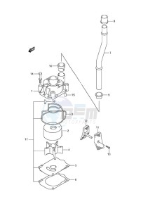 DF 175 drawing Water Pump