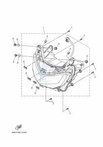 YP125RA XMAX 125 ABS (B9Y1) drawing M. CYLINDER FOR DISK BRAKE