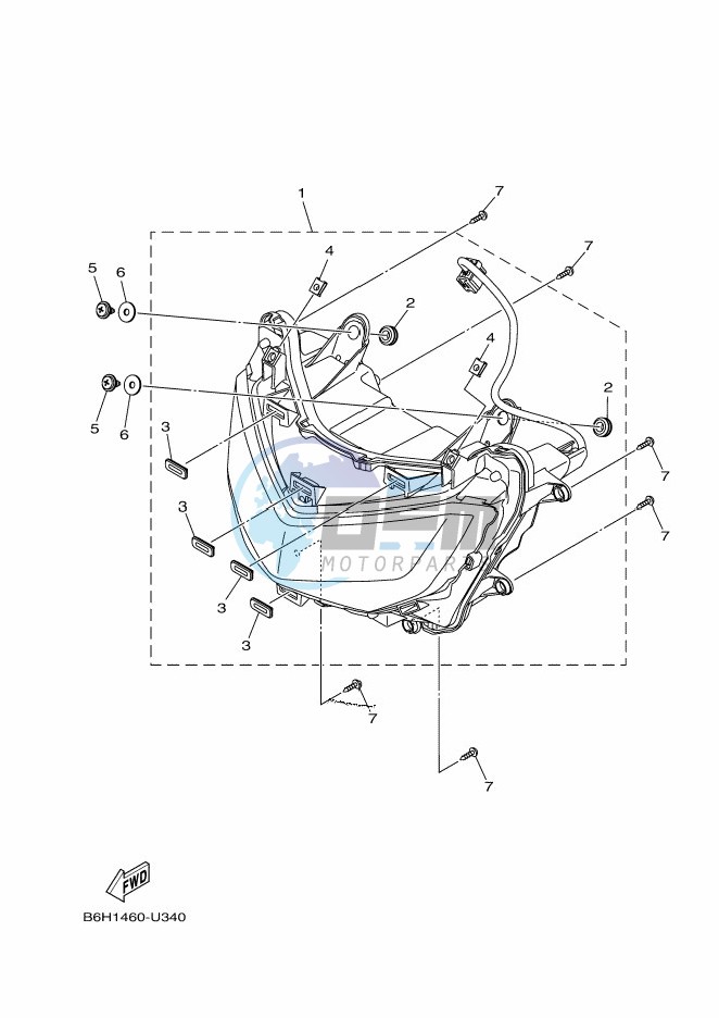 M. CYLINDER FOR DISK BRAKE