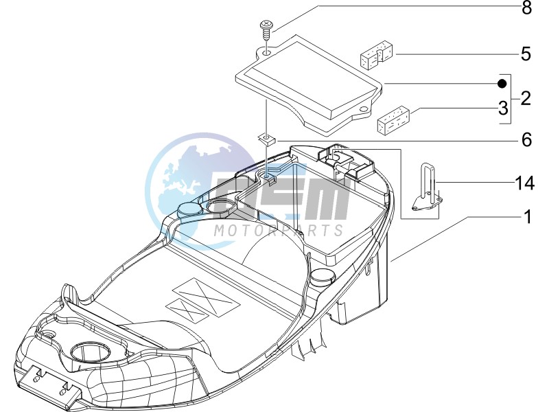 Helmet box - Undersaddle