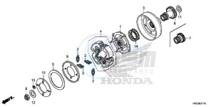 TRX420FE1E TRX420 Europe Direct - (ED) drawing STARTING CLUTCH