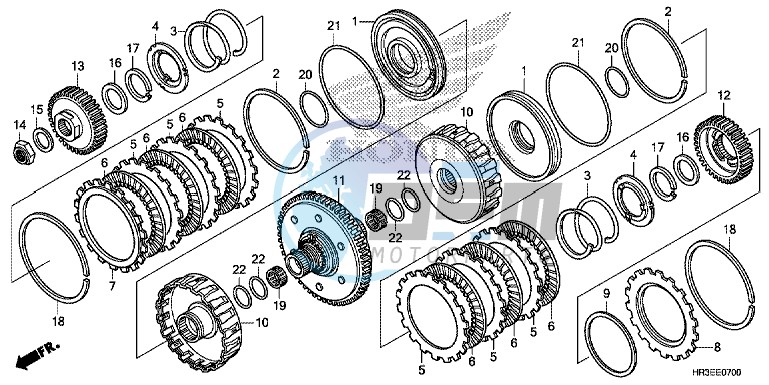 CLUTCH ( TRX420FA1/ FA2)