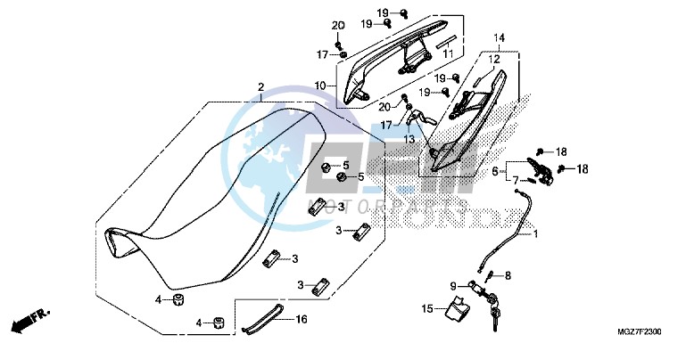 SEAT/ REAR GRIP