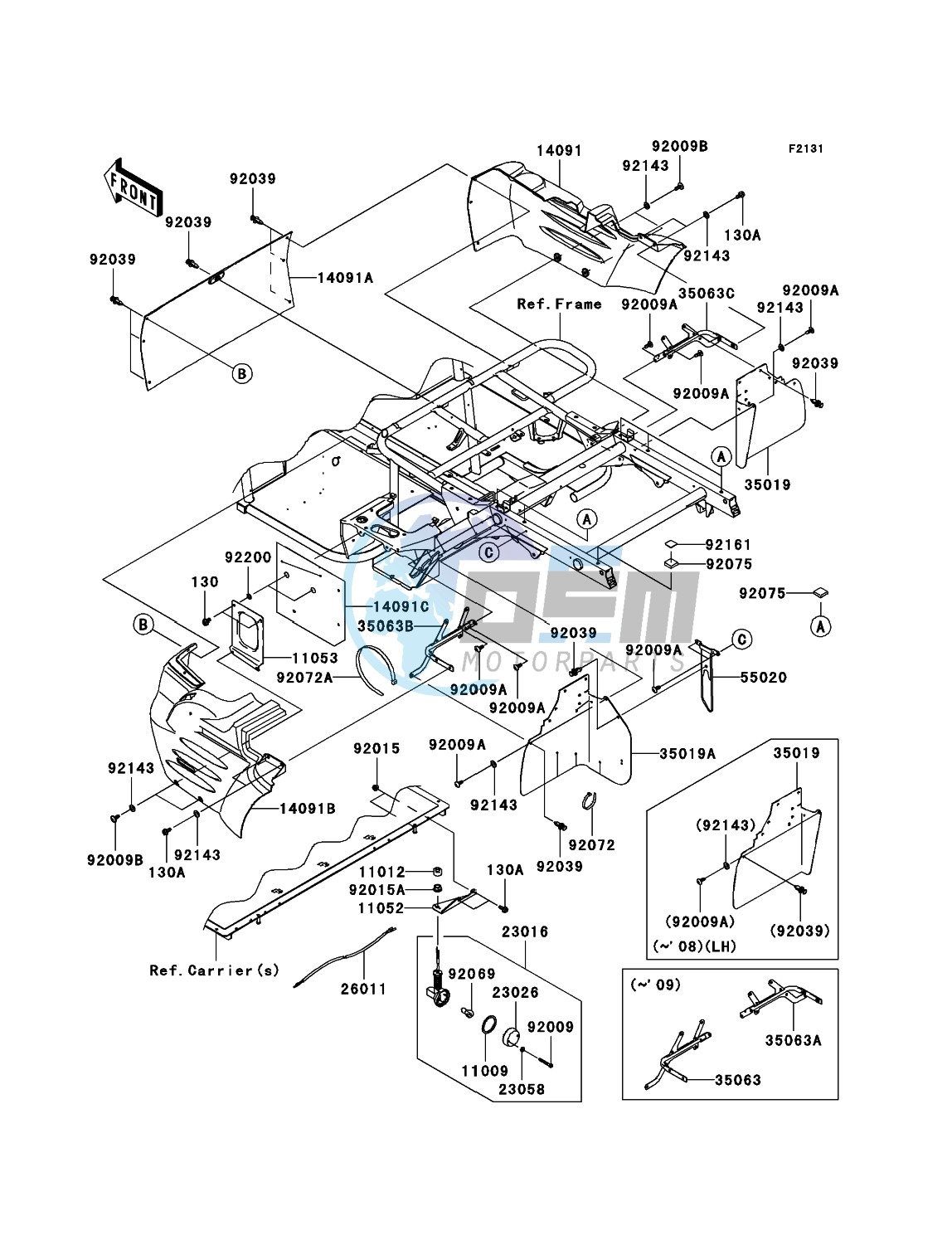 Frame Fittings(Rear)