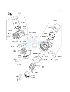 VN 1600 A [VULCAN 1600 CLASSIC] (A6F-A8FA) A8FA drawing CYLINDER_PISTON-- S- -