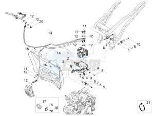 RS 125 Replica E4 ABS (EMEA) drawing ABS Brake system