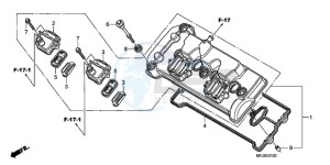 CBR600RA9 Europe Direct - (ED / ABS) drawing CYLINDER HEAD COVER