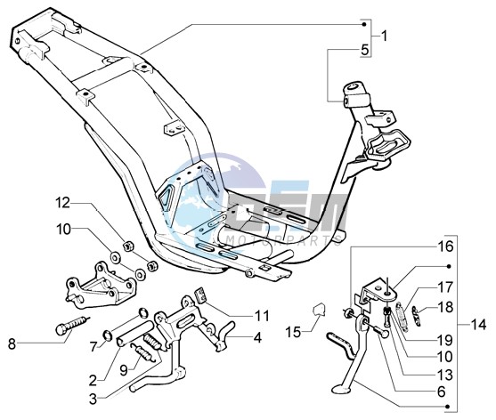 Chassis - Central stand