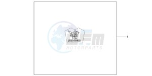 CB600F39 F / CMF ST drawing KIT LOGO SE