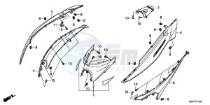 NSC50T2E NSC50T2E UK - (E) drawing BODY COVER (NSC502WH/T2)