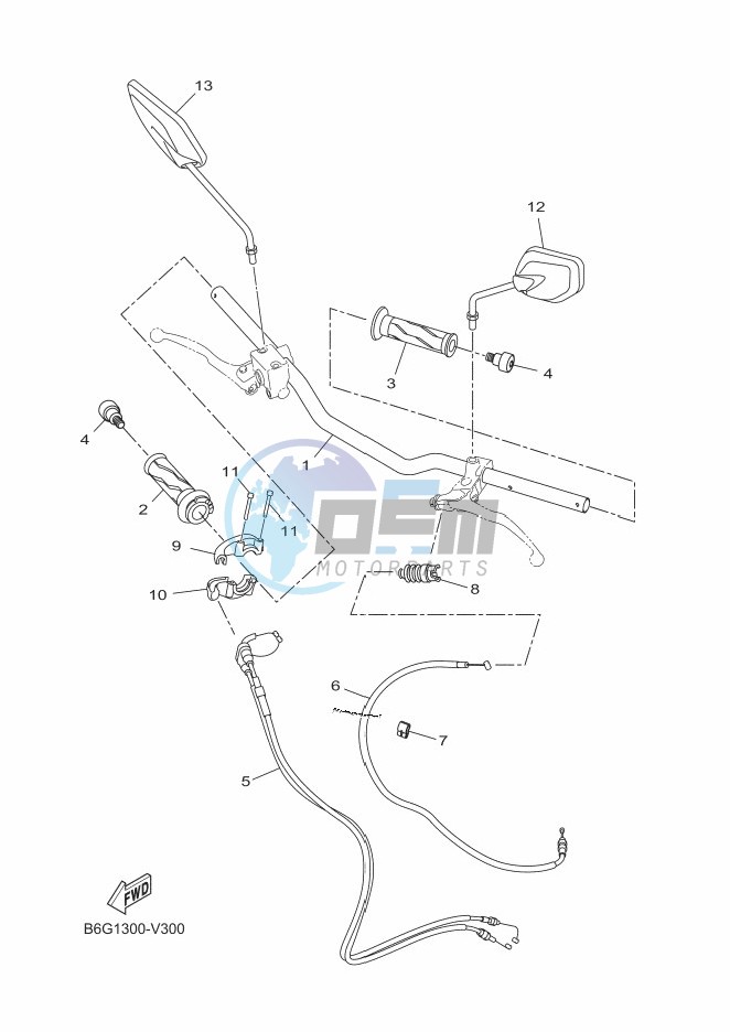 STEERING HANDLE & CABLE