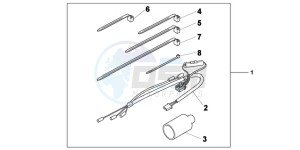 NC700XD NC700X 2ED drawing KIT,GRIP HEATERAT