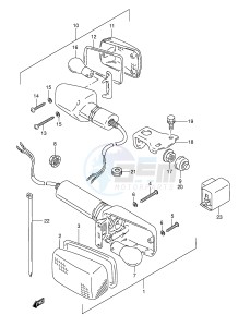 DR800S (E4) drawing TURN SIGNAL LAMP (MODEL M N P)