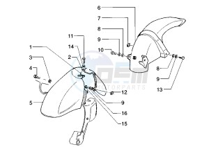 SKIPPER 125-150 drawing Mudguard