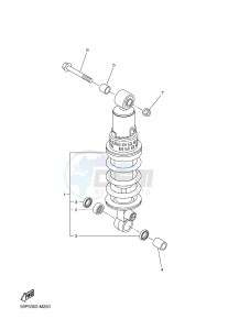 FZ8-N FZ8 (NAKED) 800 (2SH7) drawing REAR SUSPENSION