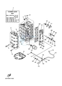 F50A drawing CYLINDER--CRANKCASE