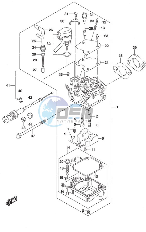 Carburetor Non-Remote Control