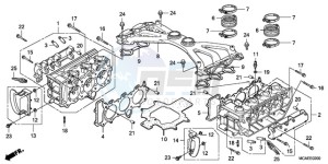 GL1800A BR - (BR) drawing CYLINDER HEAD